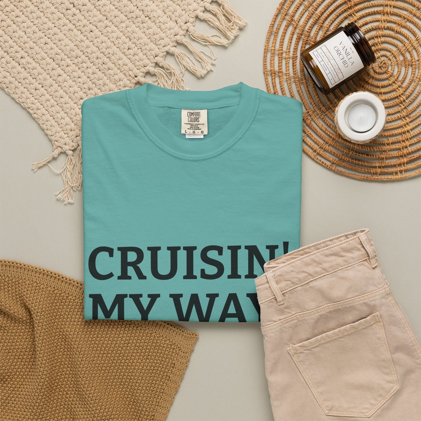 Cruisin' My Way into 50 T-Shirt — 50th Birthday Tee
