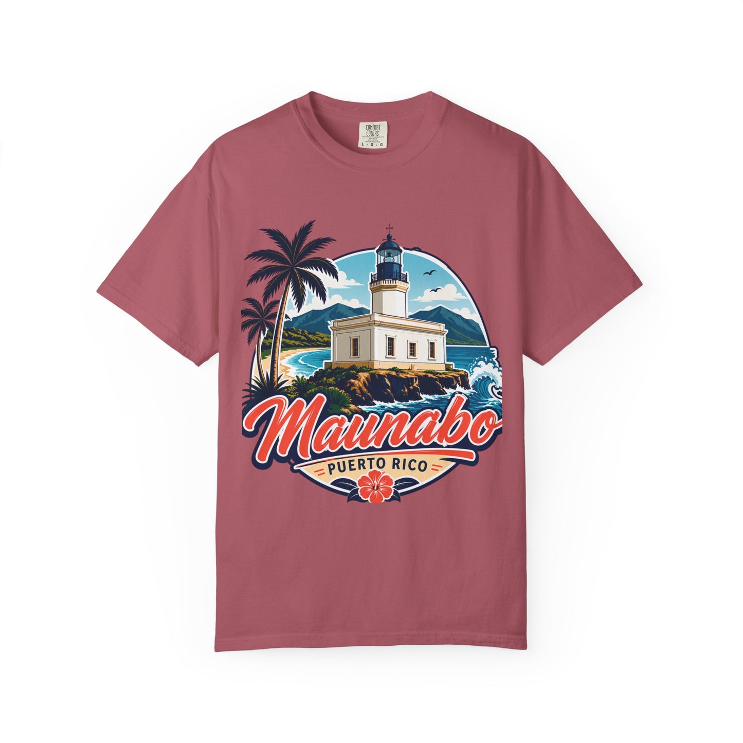 Camiseta Maunabo Puerto Rico — Lighthouse Tee | Jueyeros Back Print