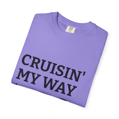 Cruisin' My Way into 50 T-Shirt — 50th Birthday Tee
