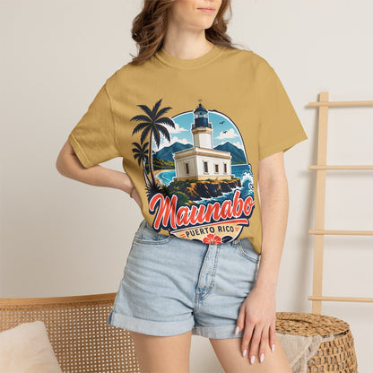 Camiseta Maunabo Puerto Rico — Lighthouse Tee | Jueyeros Back Print