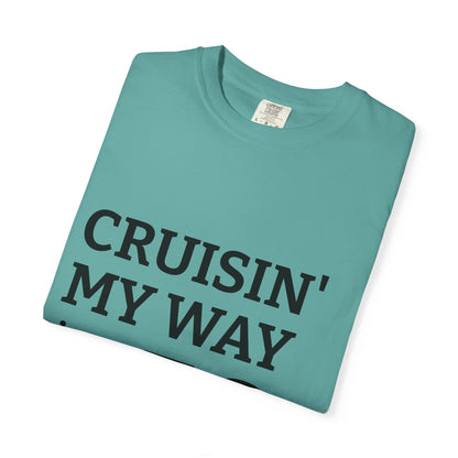 Cruisin' My Way into 50 T-Shirt — 50th Birthday Tee