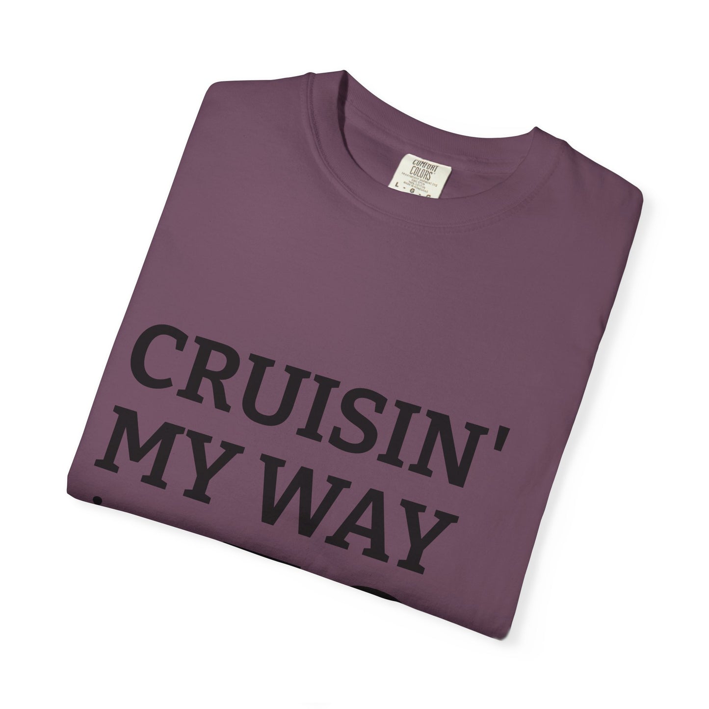 Cruisin' My Way into 50 T-Shirt — 50th Birthday Tee