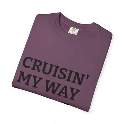 Cruisin' My Way into 50 T-Shirt — 50th Birthday Tee
