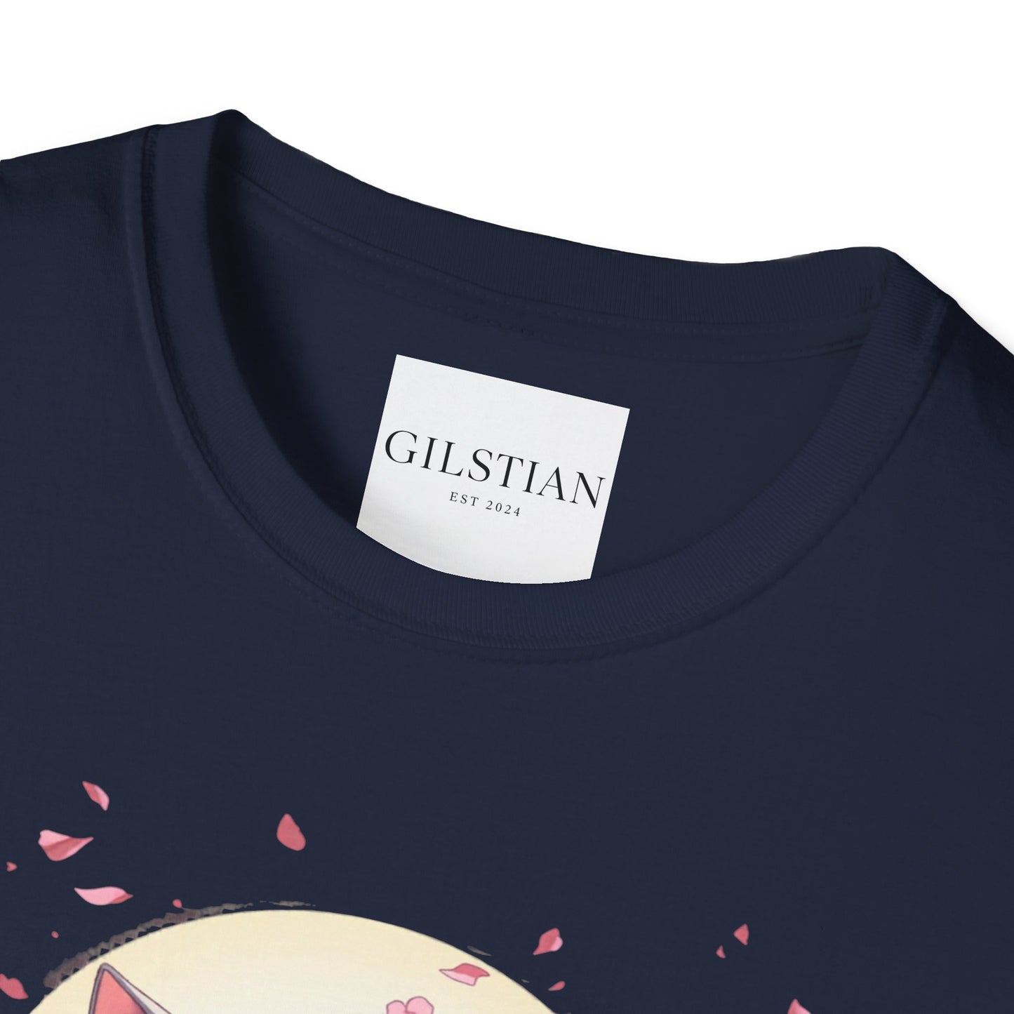 Unisex Anime Kitsune Fox Girl T-Shirt | Sakura Cherry Blossom Tee | Kawaii Aesthetic Shirt | Otaku Gift | Cotton Tee