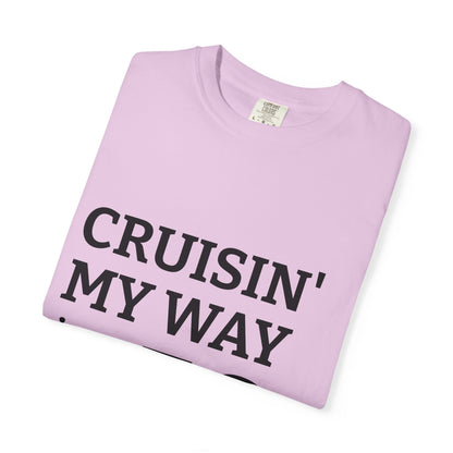 Cruisin' My Way into 50 T-Shirt — 50th Birthday Tee