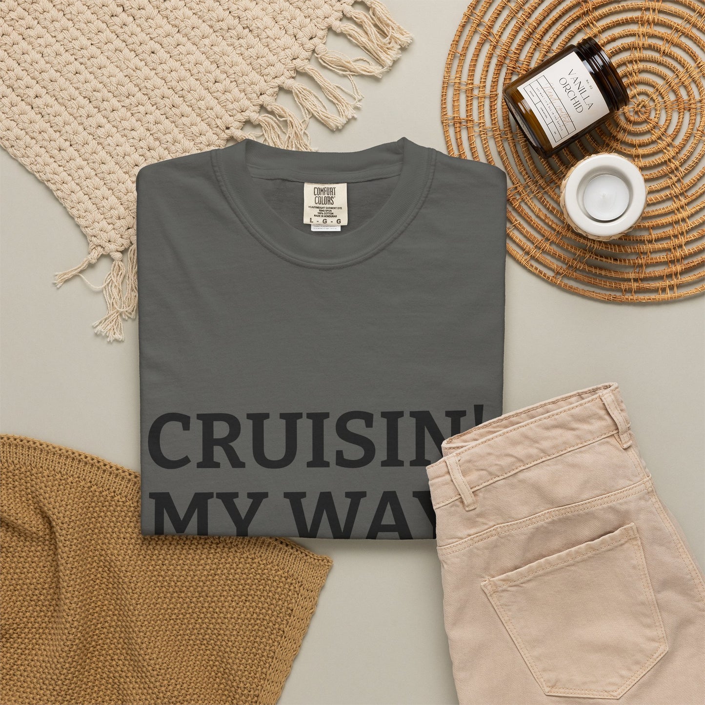 Cruisin' My Way into 50 T-Shirt — 50th Birthday Tee