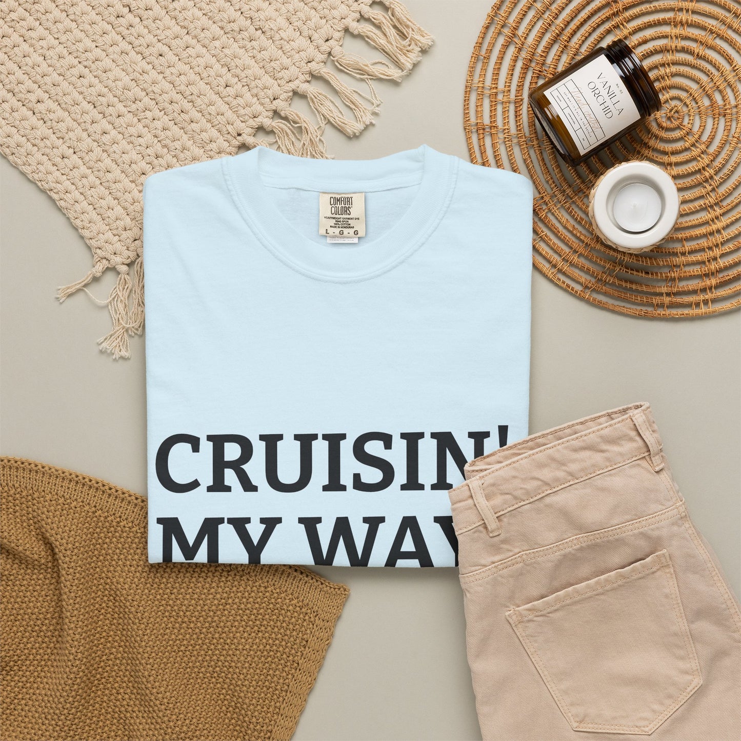 Cruisin' My Way into 50 T-Shirt — 50th Birthday Tee
