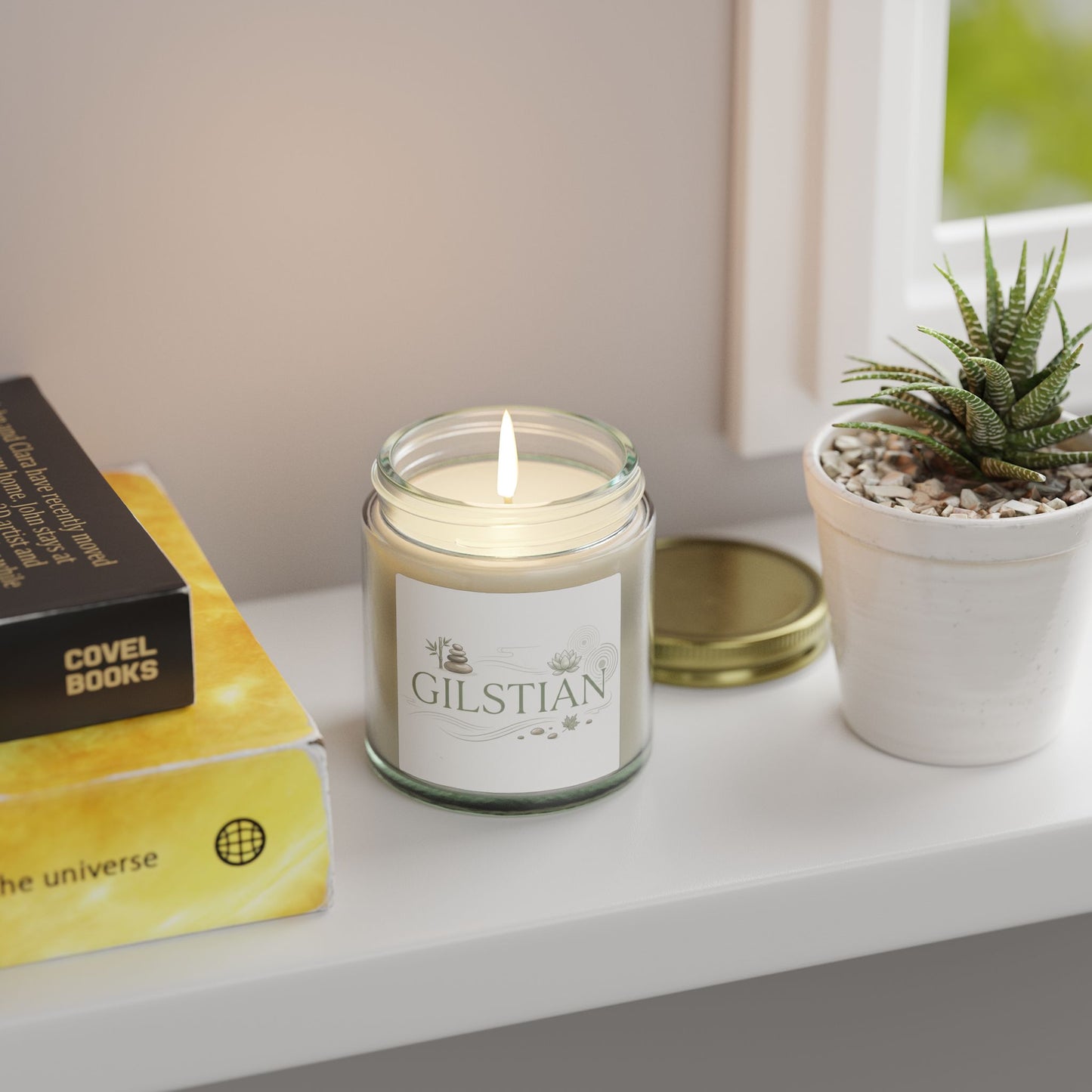 Coconut Apricot Scented Candle (4oz / 9oz)