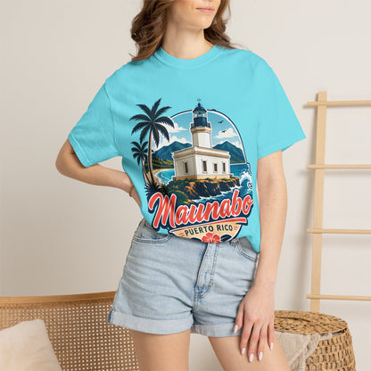 Camiseta Maunabo Puerto Rico — Lighthouse Tee | Jueyeros Back Print