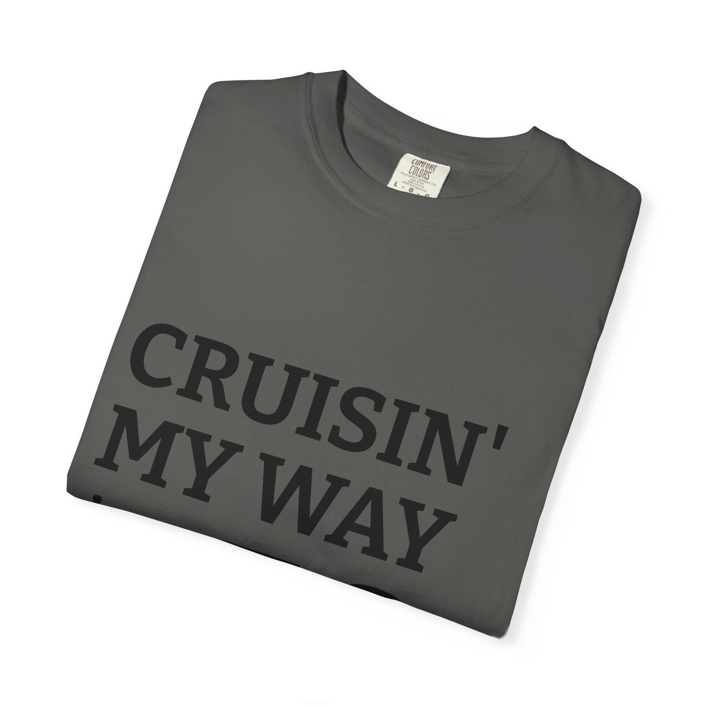 Cruisin' My Way into 50 T-Shirt — 50th Birthday Tee