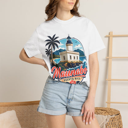 Camiseta Maunabo Puerto Rico — Lighthouse Tee | Jueyeros Back Print