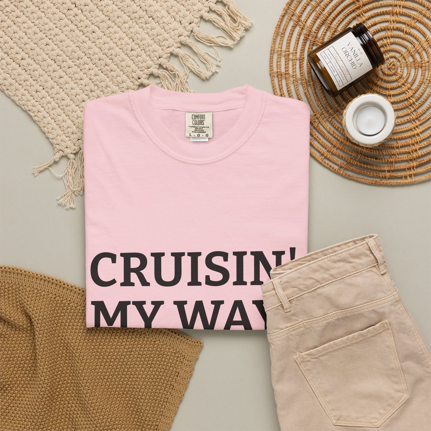 Cruisin' My Way into 50 T-Shirt — 50th Birthday Tee