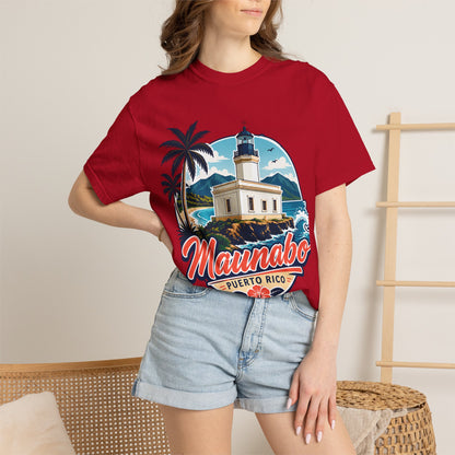 Camiseta Maunabo Puerto Rico — Lighthouse Tee | Jueyeros Back Print