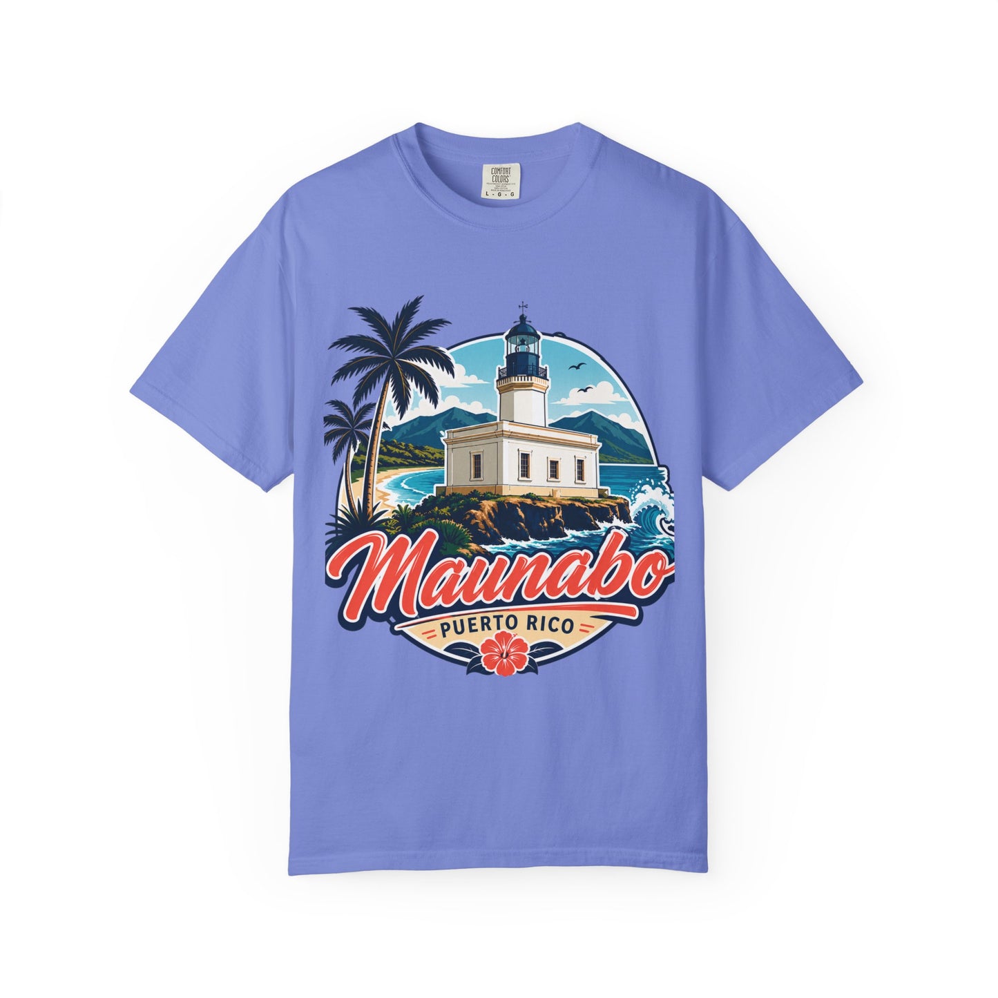 Camiseta Maunabo Puerto Rico — Lighthouse Tee | Jueyeros Back Print