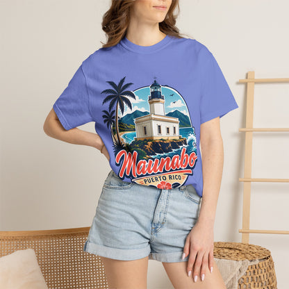 Camiseta Maunabo Puerto Rico — Lighthouse Tee | Jueyeros Back Print