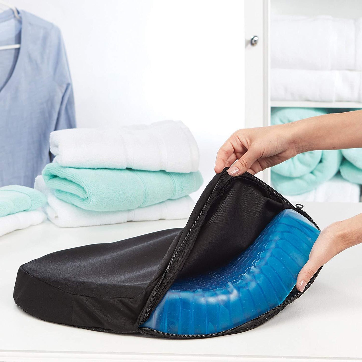 Elastic Silicone Gel Seat Cushion