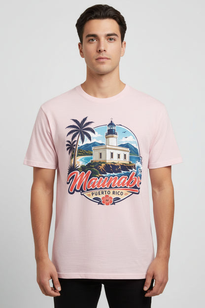 Camiseta Maunabo Puerto Rico — Lighthouse Tee | Jueyeros Back Print