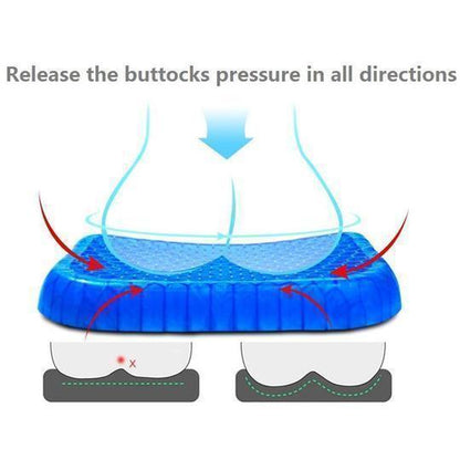 Elastic Silicone Gel Seat Cushion