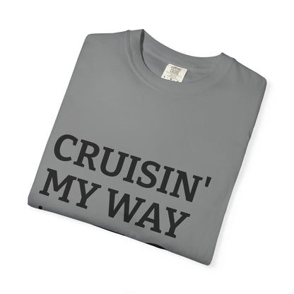 Cruisin' My Way into 50 T-Shirt — 50th Birthday Tee