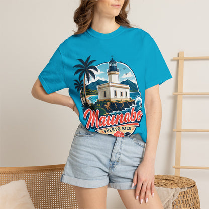 Camiseta Maunabo Puerto Rico — Lighthouse Tee | Jueyeros Back Print