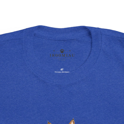 Unisex Toddler Cat Tee — 1800 MIAU Vintage Kitten Graphic Shirt