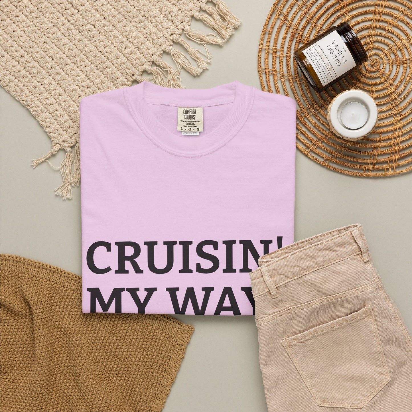 Cruisin' My Way into 50 T-Shirt — 50th Birthday Tee