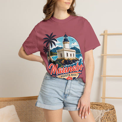 Camiseta Maunabo Puerto Rico — Lighthouse Tee | Jueyeros Back Print